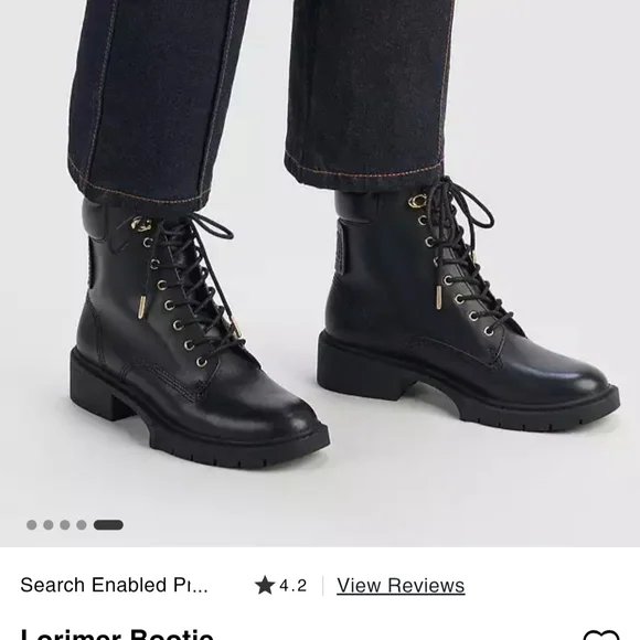 Coach Lorimer Leather Bootie - Picture 12 of 14